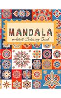 MANDALA Adult Coloring Book