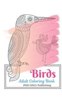 Birds Adult Coloring Book
