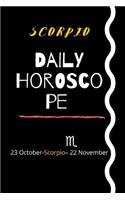 Scorpio Daily Horoscope Notebook