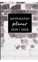 Semester Planer 2019 / 2020