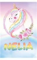 Nelia: Want To Give Nelia A Unique Memory & Emotional Moment? Show Nelia You Care With This Personal Custom Named Gift With Nelia's Very Own Unicorn Custom