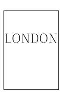 London: A decorative book for coffee tables, end tables, bookshelves and interior design styling - Stack city books to add decor to any room. Monochrome cov