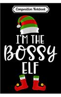 Composition Notebook: I'm The Chatty Elf Matching Family Group Christmas Journal/Notebook Blank Lined Ruled 6x9 100 Pages