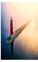 Manistique Lighthouse Journal: Manistique Lighthouse & Sunbeams, Manistique Notebook for kids, mum, dad, college students, teens, mom, dummies, Michigan