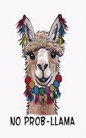 No Prob-Llama: 24 hours Daily Planner for Teacher - Academic Year 365 days Lesson Plan and Record Book with Chalkboard Cover for Best Teachers - Lesson Planning fo