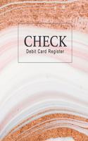 Check Debit Card Register
