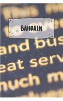 Bahrain: Ruled Travel Diary Notebook or Journey Journal - Lined Trip Pocketbook for Men and Women with Lines