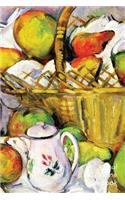 Cezanne Notebook: Kitchen Table (Still Life with Basket) Journal - 100-Page Beautiful Lined Art Notebook - 6 X 9 Artsy Journal Notebook (Art Masterpieces)