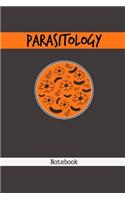 Parasitology Notebook: 150 Blank Lined White Pages Notebook for Parasitologist Scientist