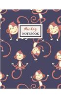 Monkey Composition Notebook - Back To School Journal For Boys