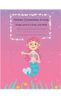 Primary Journal Notebook: Primary Story Journal, Dotted Midline Drawing Notebook, Grade Level K-2, Draw and Write for Early Childhood to Kindergarten(1 Primary Journal Composition Notebook)