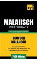 Malaiischer Wortschatz für das Selbststudium - 7000 Wörter