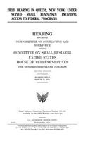 Field hearing in Queens, New York