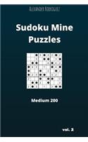 Sudoku Mine Puzzles - Medium 200 vol. 2