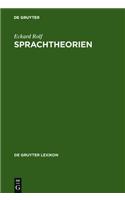 Sprachtheorien: (de Gruyter Lexikon)