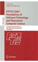 FSTTCS 2007: Foundations of Software Technology and Theoretical Computer Science