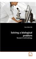 Solving a biological problem
