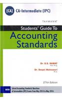 Students' Guide to Accounting Standards [CA/CMA Final] (29th Edition, June 2016)