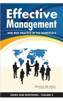 Effective Management and Best Practice in the Workplace