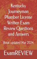 Kentucky Journeyman Plumber License Written Exam Review Questions and Answers