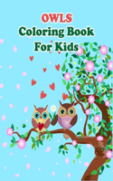 Owls Coloring Book For Kids