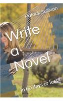 Write a Novel: in 60 days or less