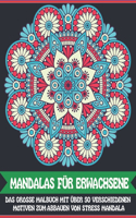 Mandalas für Erwachsene: Schöne Sammlung von 50 neuen, hochdetaillierten, einfachen Mandala-Designs für Spaß, Geschenk, Achtsamkeit