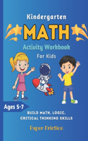 Kindergarten Math Activity Workbook for Kids