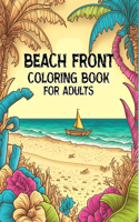 Beach Front coloring book for adults