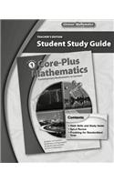Core-Plus Mathematics: Contemporary Mathematics in Context, Course 1, Student Study Guide: Contemporary Mathematics in Context, Course 1