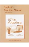 Student's Solutions Manual for Mylab Math for Intro Algebra