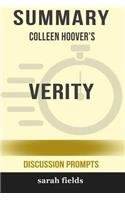 Summary: Colleen Hoover's Verity (Discussion Prompts)