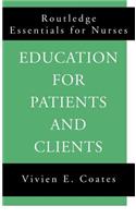 Education for Patients and Clients