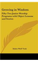 Growing in Wisdom: Fifty-Two Junior Worship Programs with Object Lessons and Stories(English)