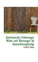 Amerikanische Erfahrungen