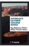 Michigan's Favorite College Songs