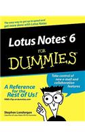 Lotus Notes R6 For Dummies