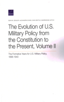 Evolution of U.S. Military Policy from the Constitution to the Present