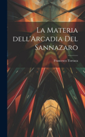 materia dell'Arcadia del Sannazaro