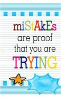 Mistakes are Proof that You are Trying: Elementary School Journal