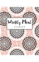 Weekly Meal Planner: Meal Prep Planner And Grocery List - 52 Weeks of Menu Planning Pages with Weekly Shopping List - Food Calendar - Eat Journal Diary Notebook Log Book