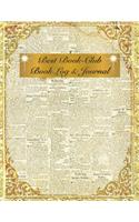 Best Book-Club Book Log & Journal