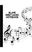 Blank Sheet Music Notebook