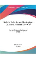 Bulletin de La Societe Mycologique de France Fonde En 1885 V19