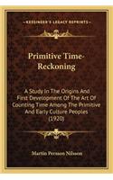 Primitive Time-Reckoning