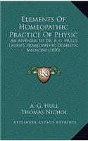 Elements Of Homeopathic Practice Of Physic