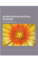 Definitions in Political Economy