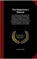 The Magistrate's Manual