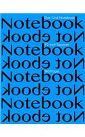 Dot Grid Notebook 1/2 Inch Squares 160 pages