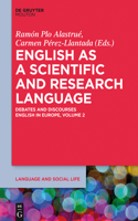 English as a Scientific and Research Language